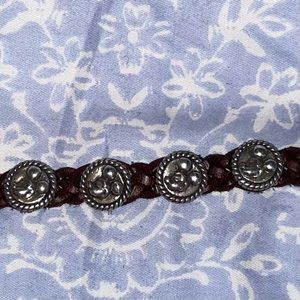 Vintage Mickey Mouse Leather Bracelet